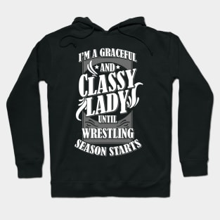 Classy Lady Wrestling Fan Hoodie